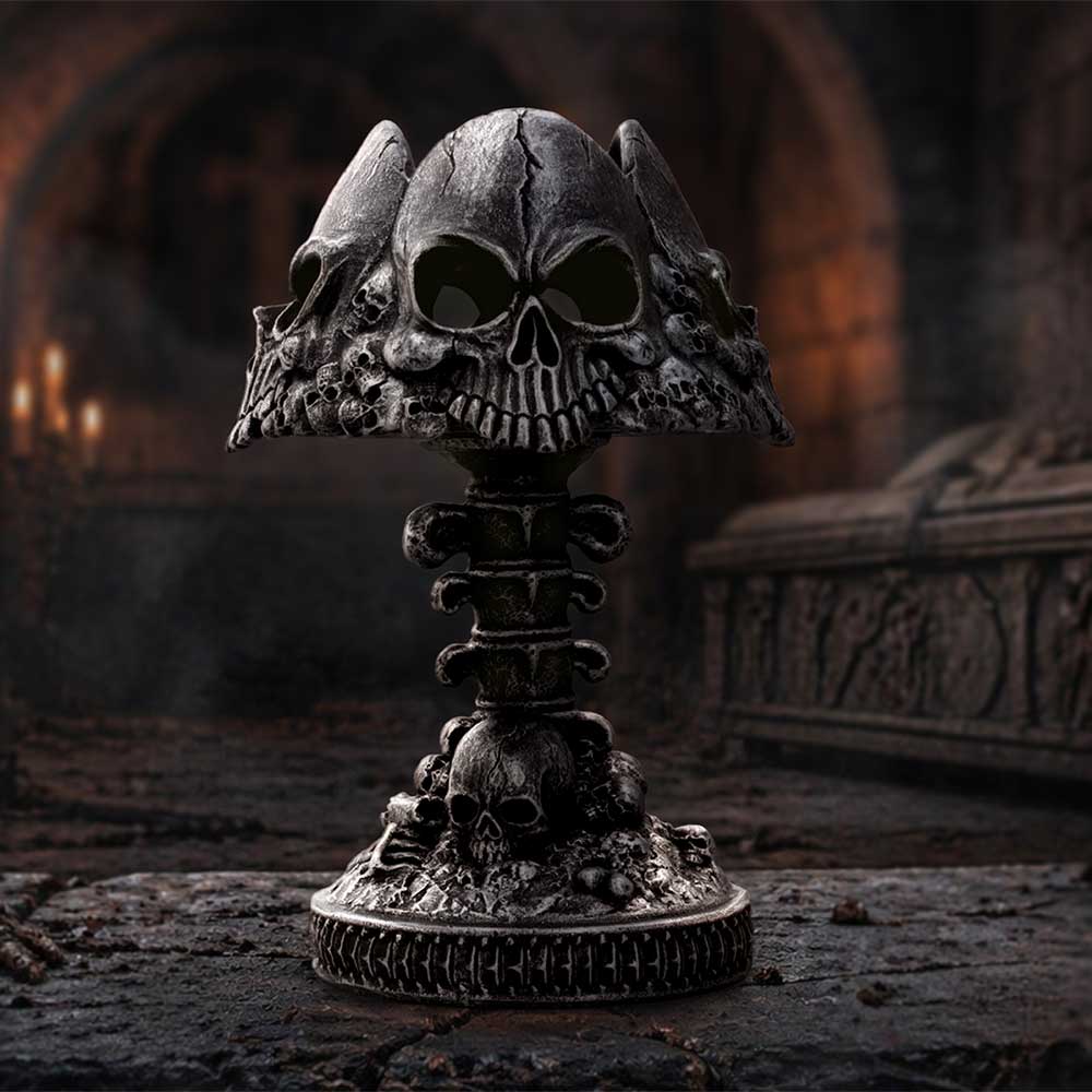 Last Light Gothic Skull Lamp