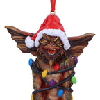 Gremlins Mohawk in Fairy Lights Hanging Christmas Ornament