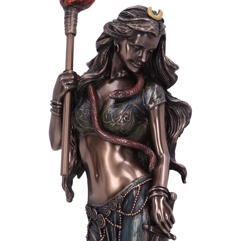 Hecate Moon Goddess Bronzed Figurine 34cm