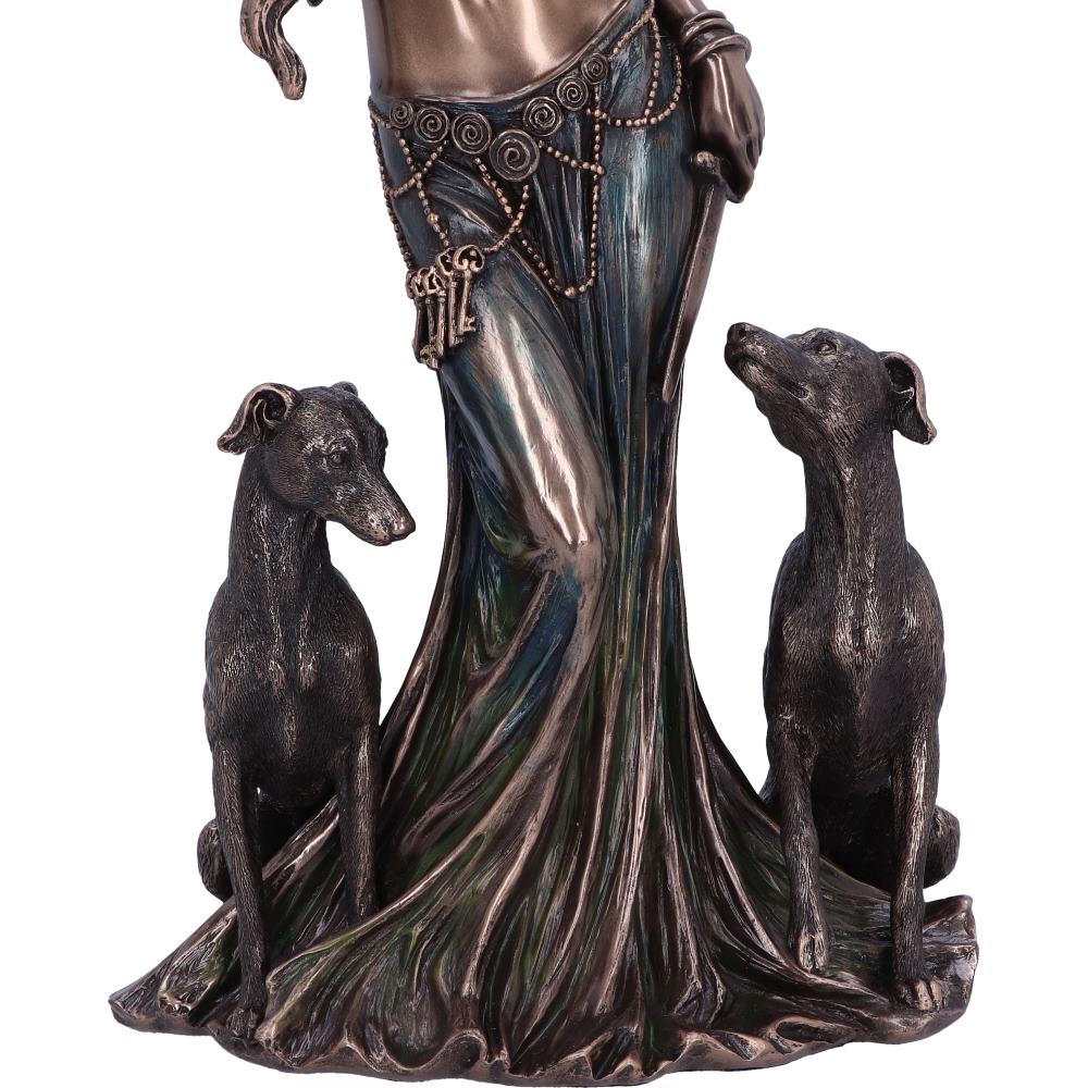 Hecate Moon Goddess Bronzed Figurine 34cm