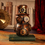 Hootle Steampunk Owl with Top Hat Figurine