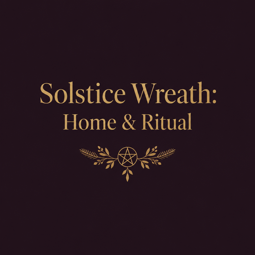 Solstice Wreath: Home & Ritual