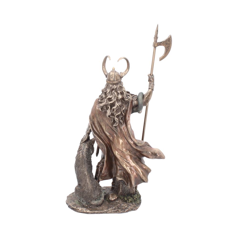 Loki Norse Trickster God Bronzed Figurine