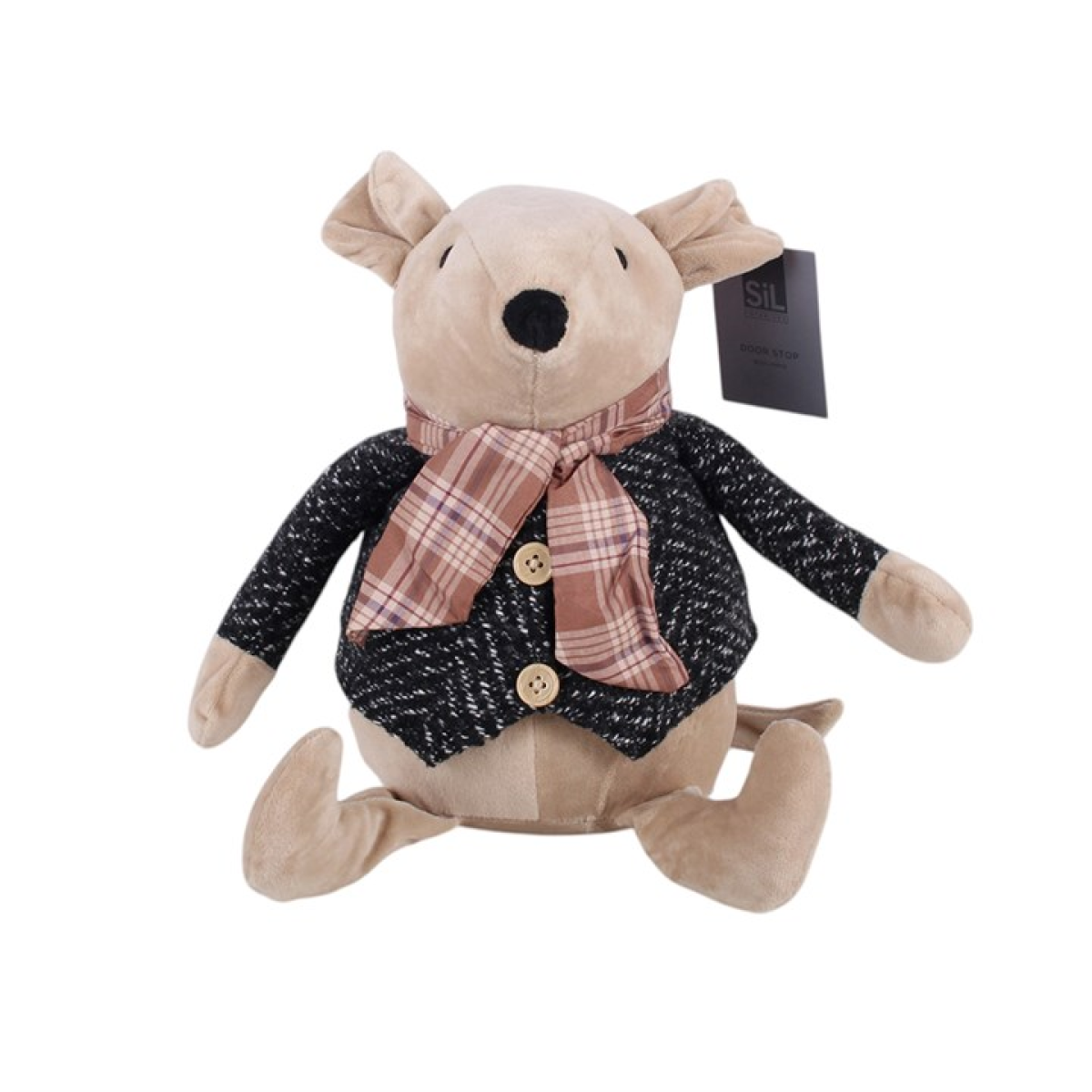 Tweed Mouse Door Stop
