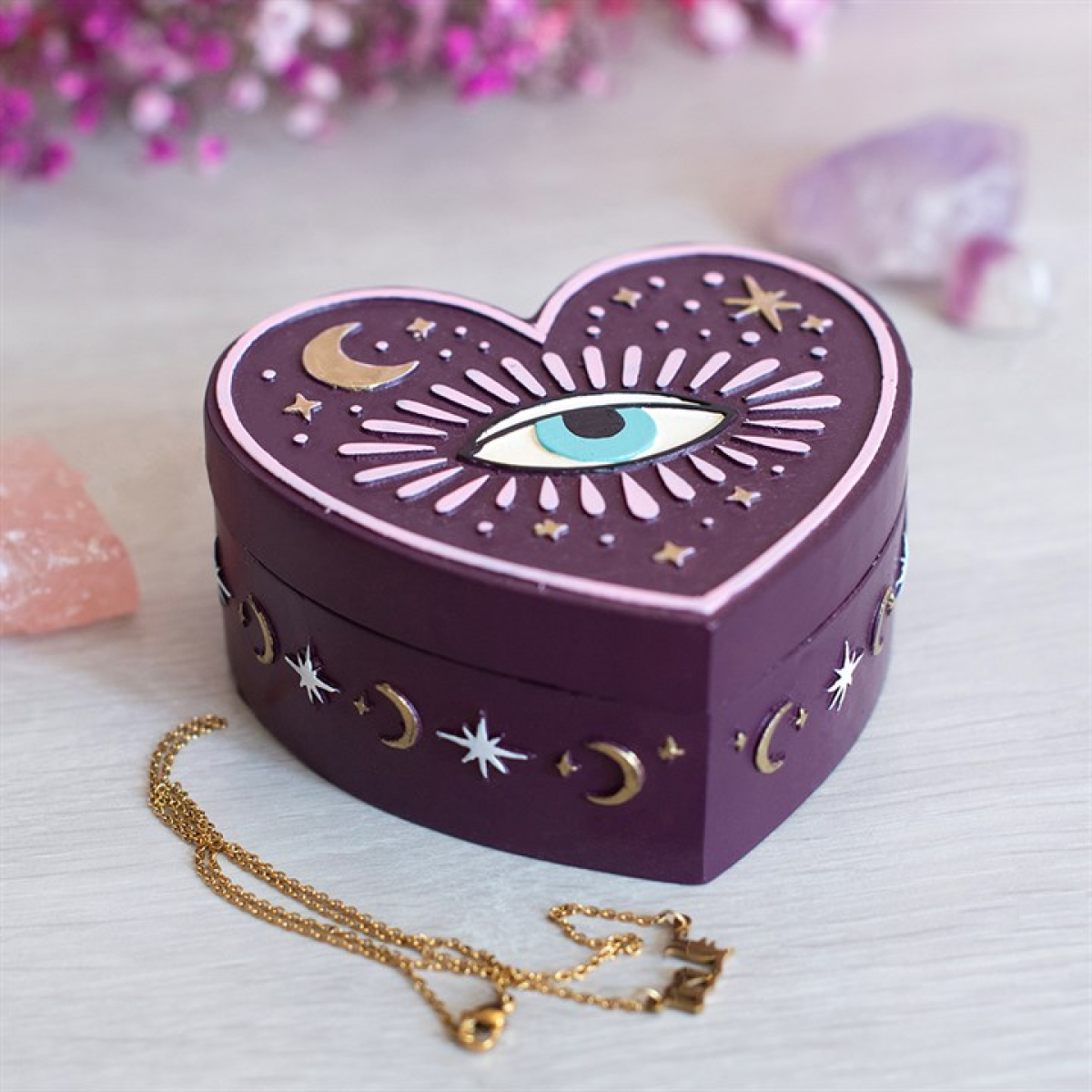 Sacred Sight Heart Trinket Box
