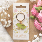 The Luna Frog Enamel Keyring