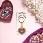 Sacred Sight Heart Keyring