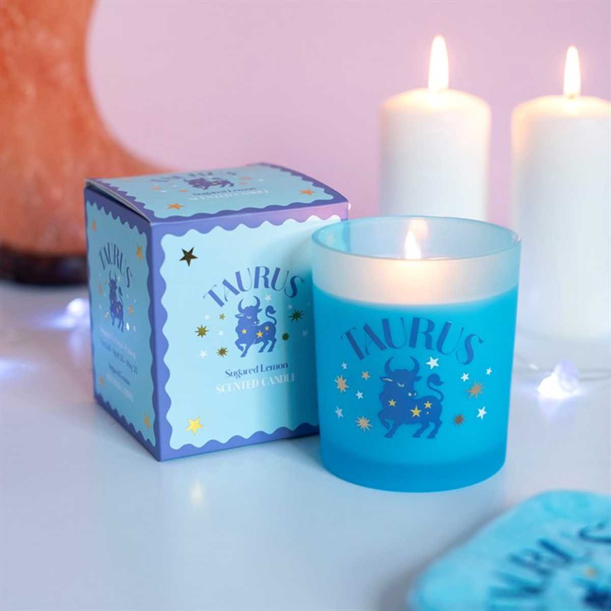 Taurus Sugared Lemon Candle - Zodiac Zest