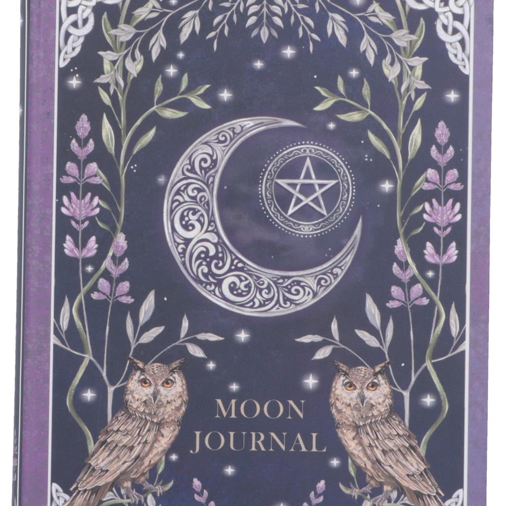 Moon & Owl Blank Journal | 18cm