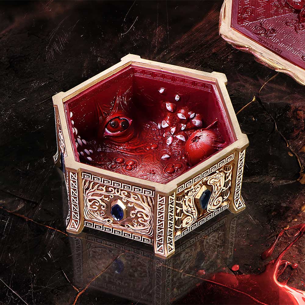 Pandora’s Gold-Detail Trinket Box