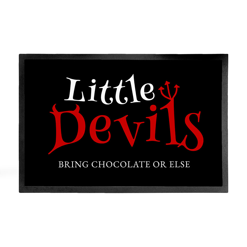 Little Devils Halloween Indoor Doormat | Personalised