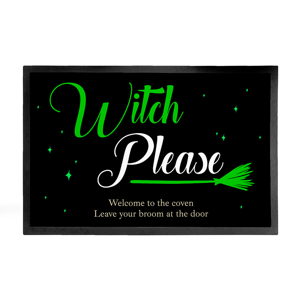 Witches Broom Indoor Doormat | Personalised