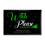 Witches Broom Indoor Doormat | Personalised