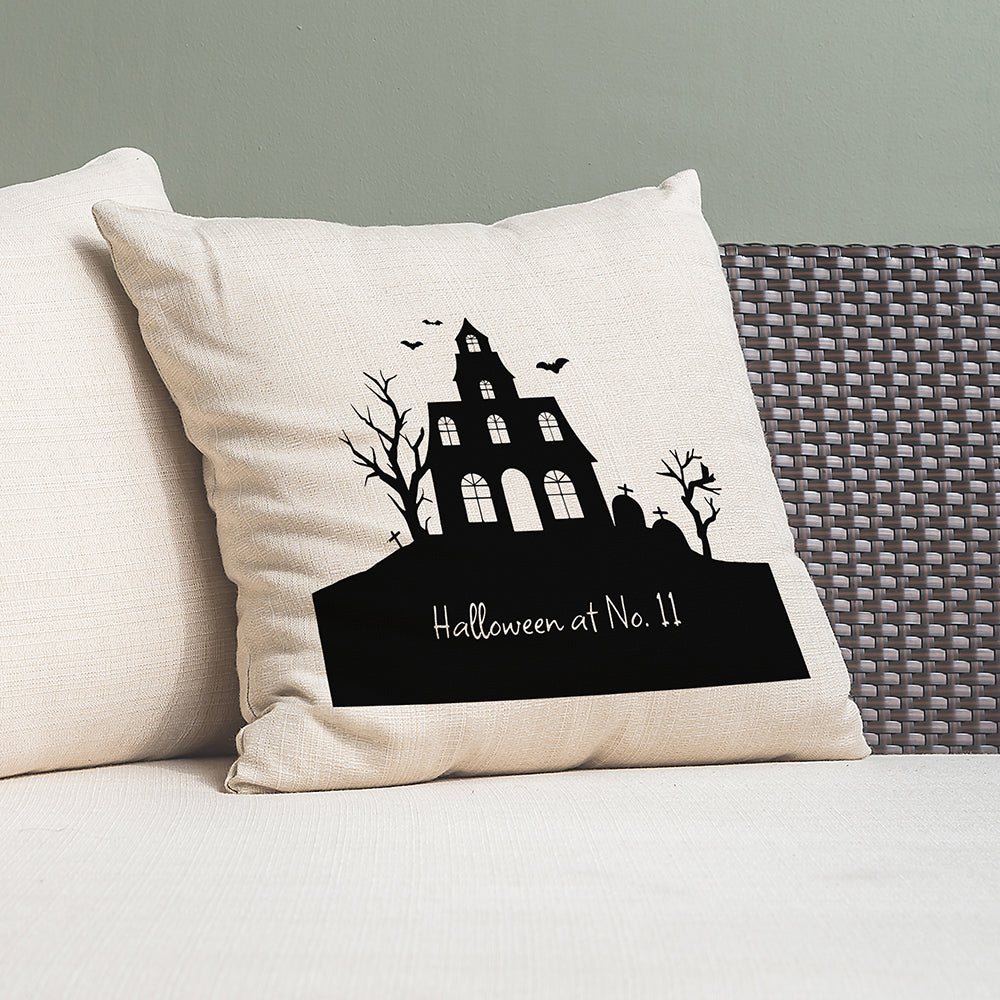 Eleanoras Personalised Haunted House Cushion cover Cushions & Covers