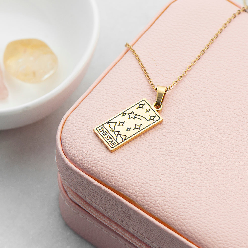 Eleanoras Personalised Star Tarot Card Necklace Necklaces