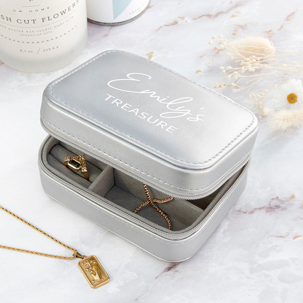 Eleanoras My Treasure Silver Jewellery Case Jewellery Storage