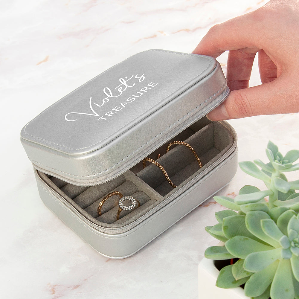 Eleanoras My Treasure Silver Jewellery Case Jewellery Storage