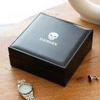 Skull Black Jewellery Box | Personalised