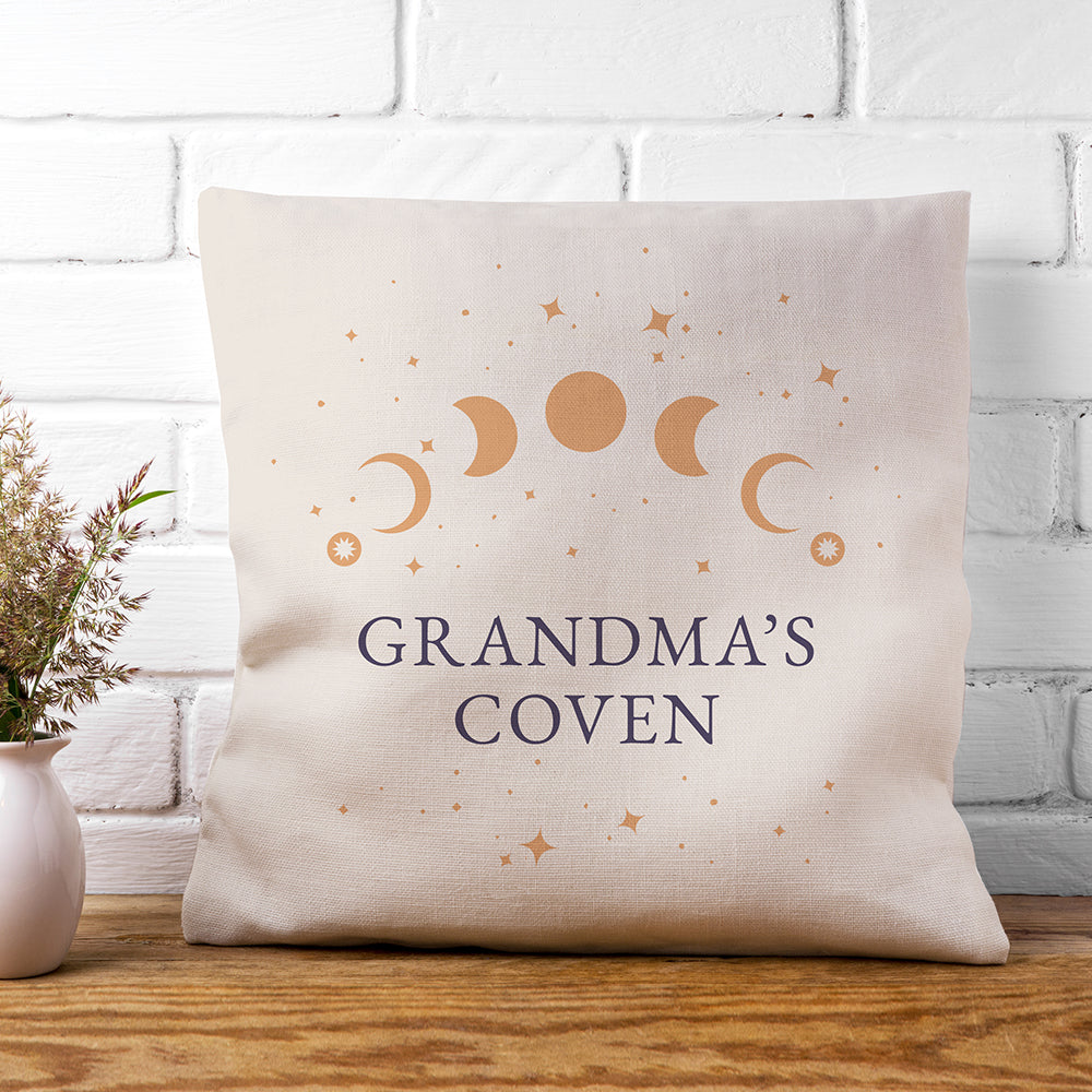 Eleanoras CELESTIAL MOON PHASE PERSONALISED CUSHION COVER Cushion Covers