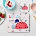 Pastel Ladybird Placemat Set | Personalised