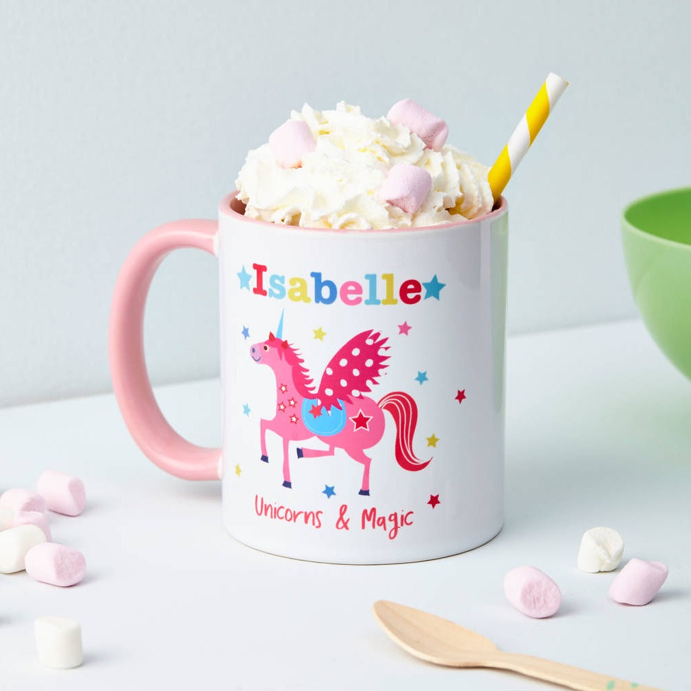 Eleanoras Personalised Unicorn & Magic  Mug Mugs