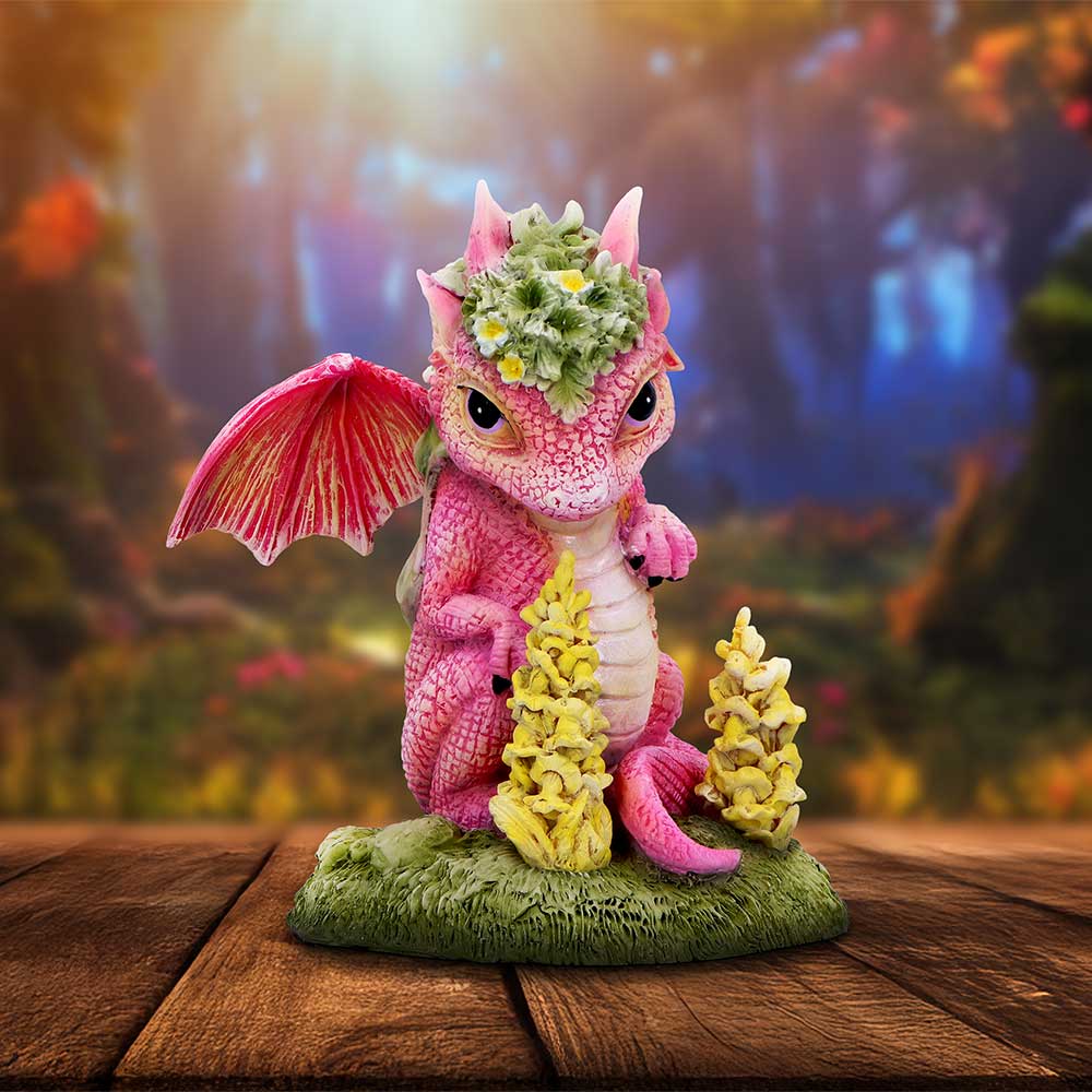 Snapdragon Flower Dragon Figurine | 11cm