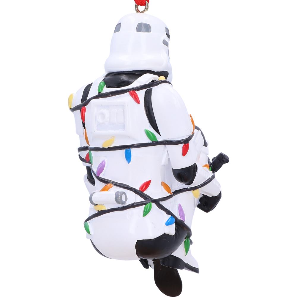 Stormtrooper in Fairy Lights Hanging Ornament