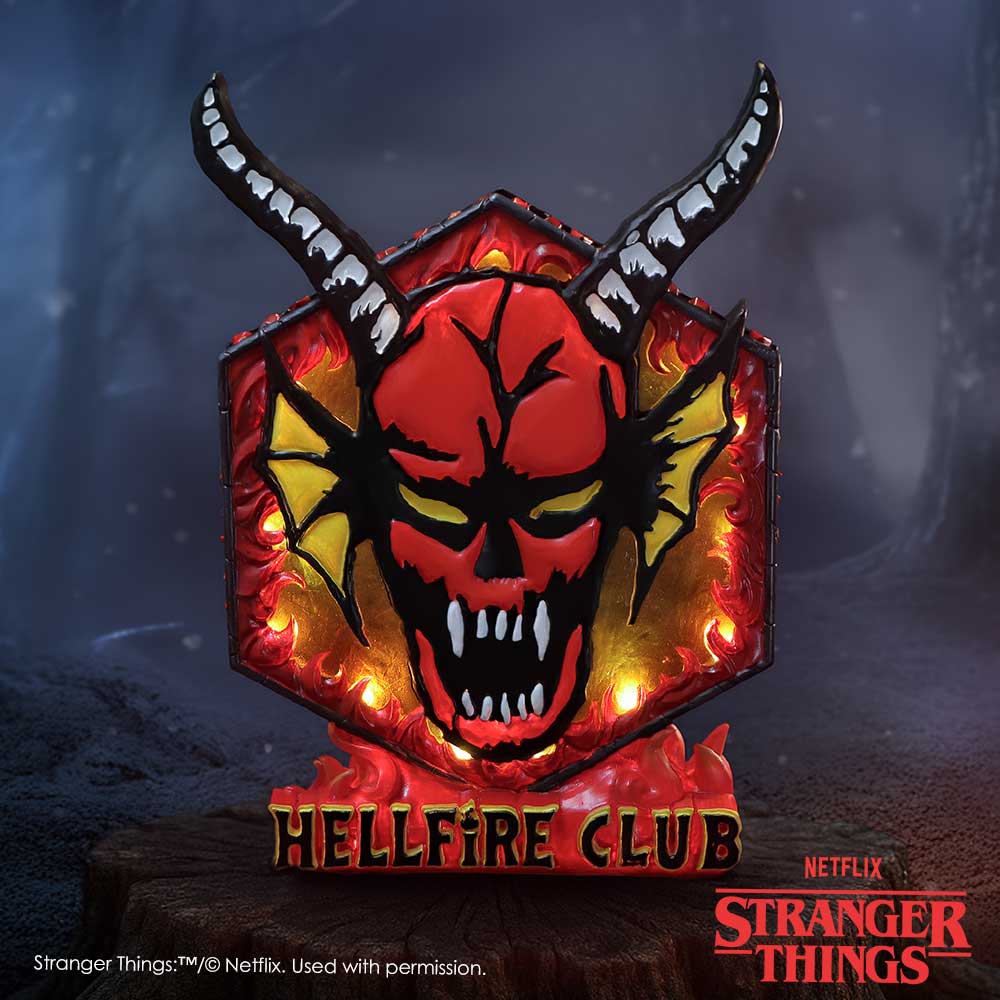 Stranger Things Hellfire Club USB Table Lamp