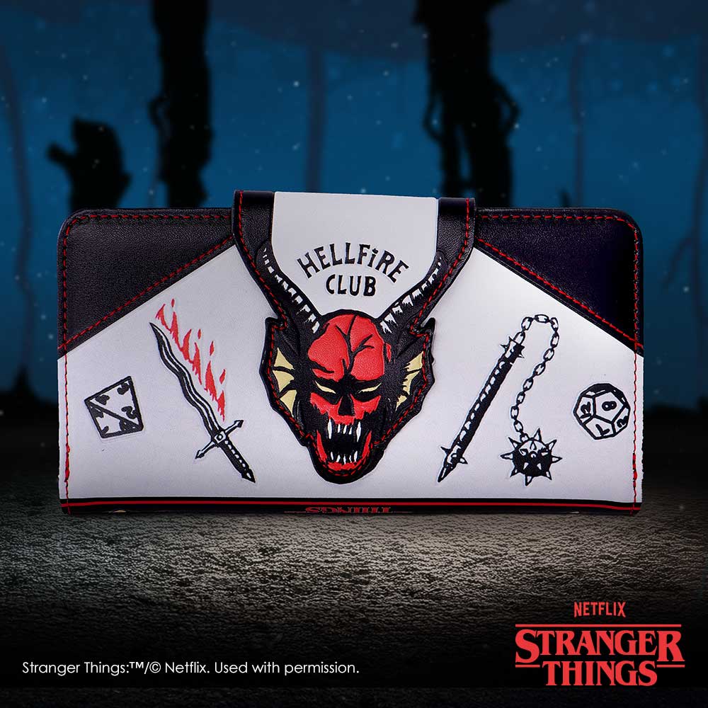 Stranger Things Hellfire Club Embossed Purse - Nemesis Now