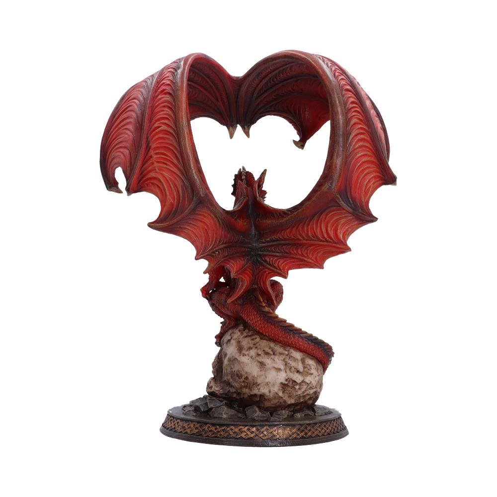The Ember King Red Dragon & Skull Figurine | 37.6cm