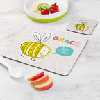 Bee Happy Placemat Set | Personalised