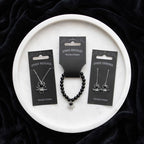 Eleanoras Spider Threader Black Obsidian Earrings Earrings
