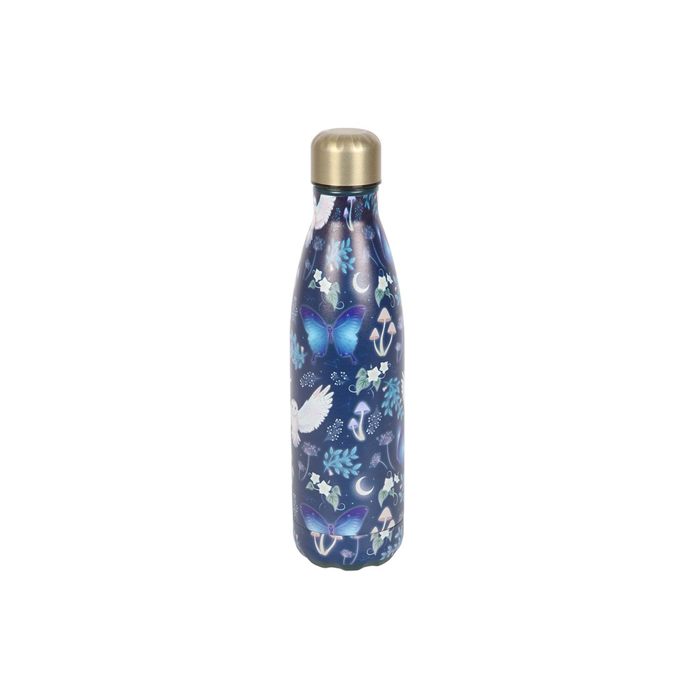 Eleanoras Night Flight Owl Metal Water Bottle Bottles & Flasks