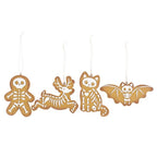 Eleanoras Creepy Skeleton Cookie Ornaments Set Of 4 