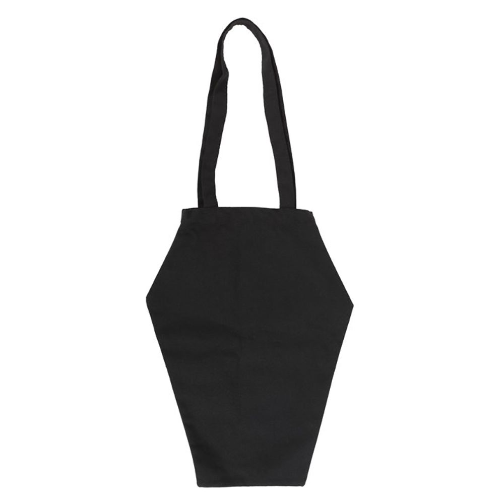 Eleanoras The Creepier The Better Coffin Shaped Tote Bag Totes & Shopping Bags
