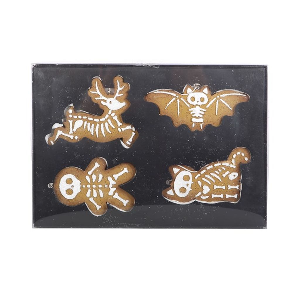 Eleanoras Creepy Skeleton Cookie Ornaments Set Of 4 