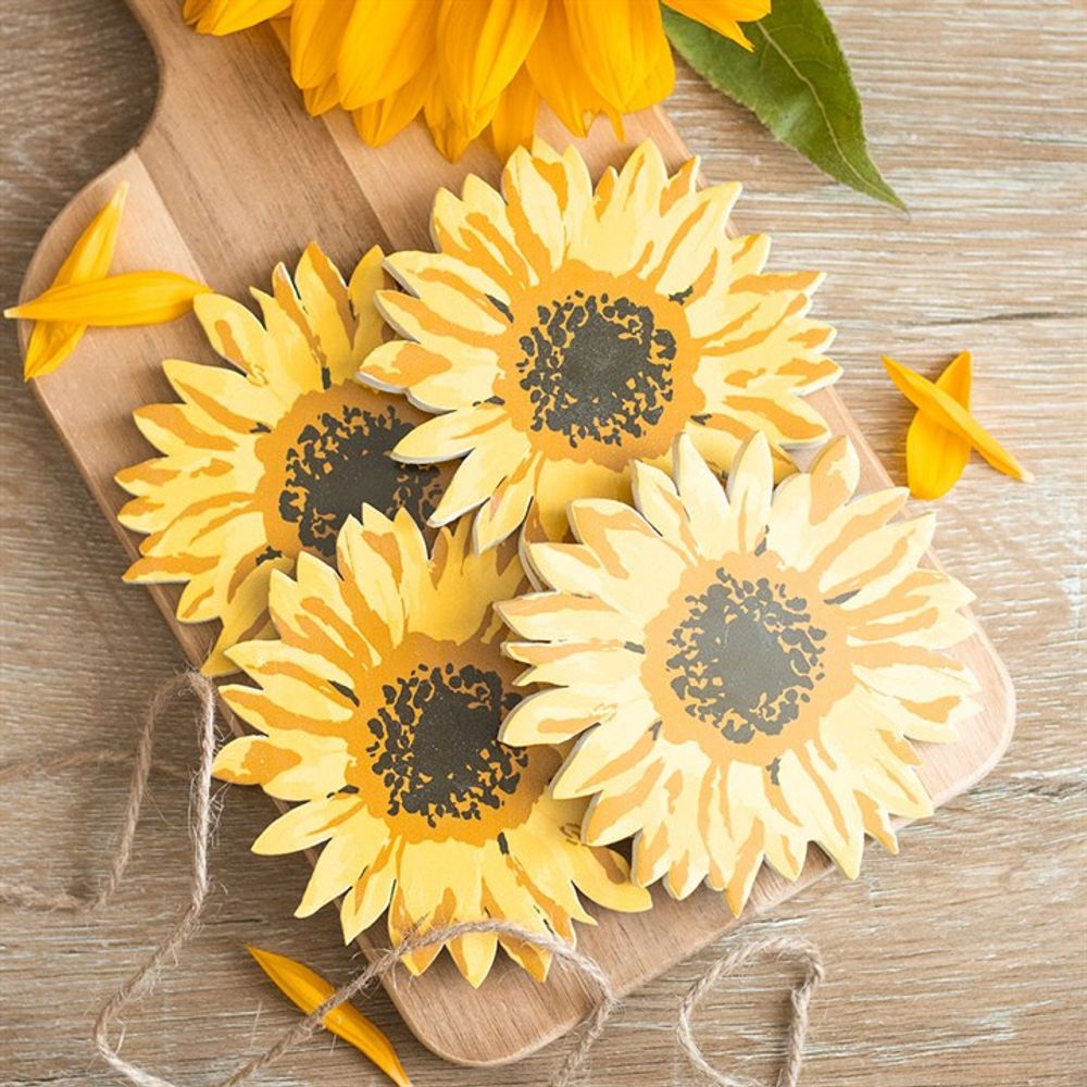Eleanoras Sunflower Coaster Set Placemats & Coasters