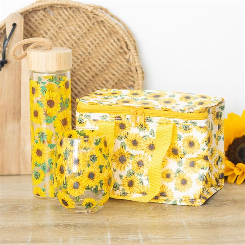 Eleanoras Sunflower Print Lunch Bag Lunch Bags