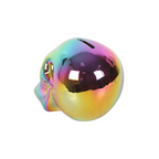 Eleanoras Metallic Look Skull Money Box Money Boxes