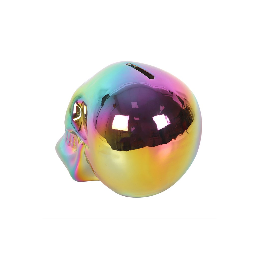 Eleanoras Metallic Look Skull Money Box Money Boxes