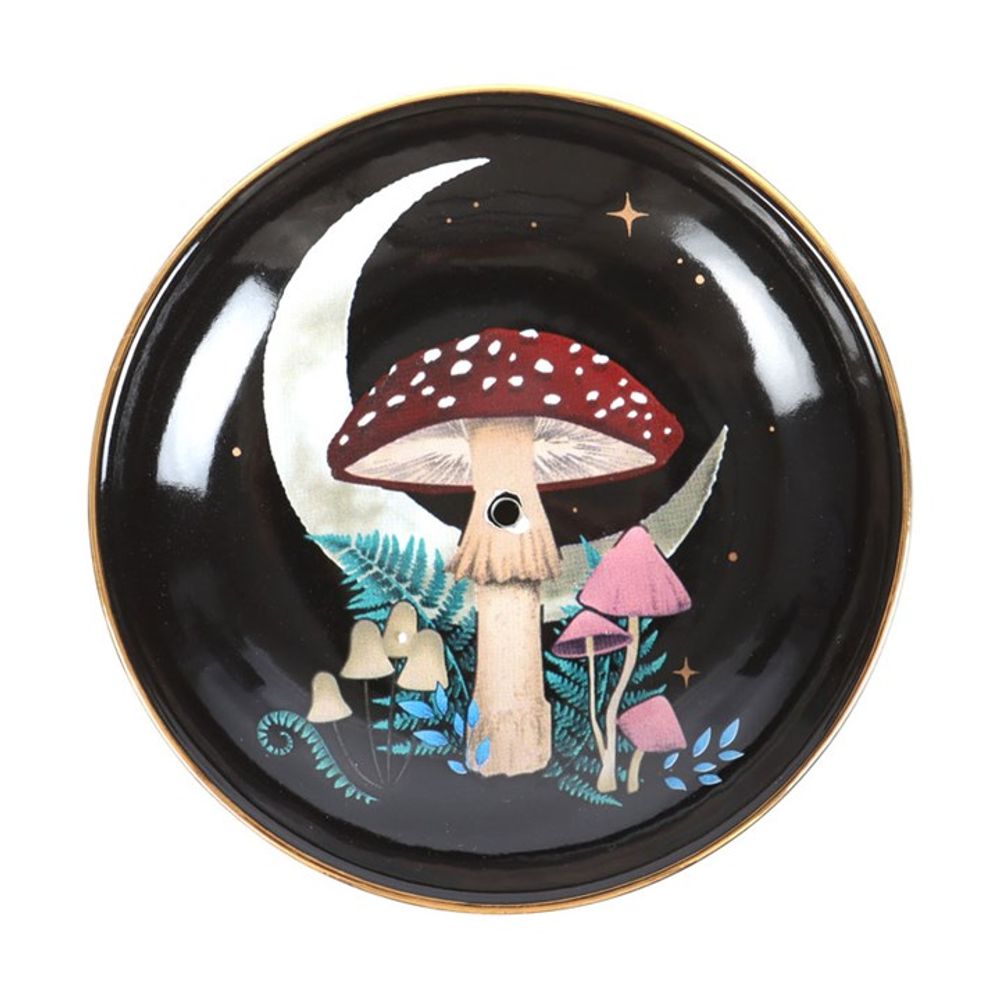 Eleanoras Forest Mushroom Ceramic Incense Plate Incense Holders