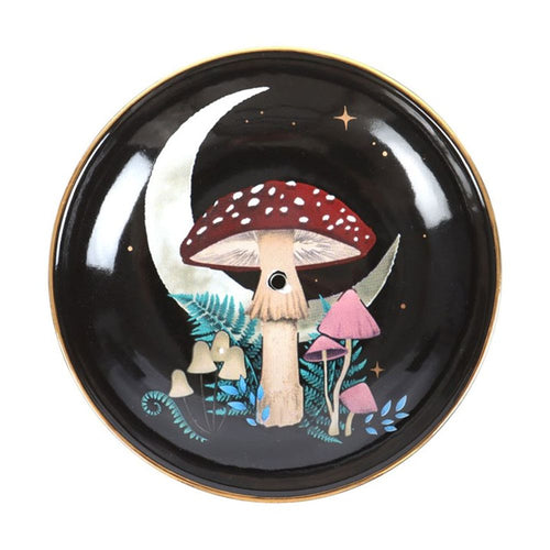 Eleanoras Forest Mushroom Ceramic Incense Plate Incense Holders