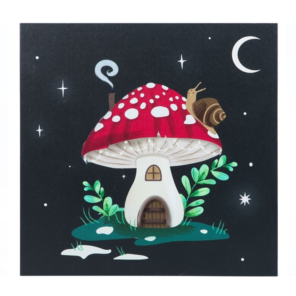 Eleanoras Gnome Sweet Gnome Light Up Canvas Canvases