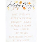 Eleanoras Autumn Magic Metal Hanging Sign 