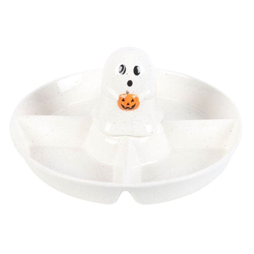 Eleanoras Ghost Chip & Dip Snack Dish 