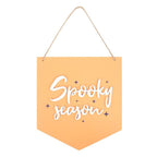 Eleanoras SPOOKY SEASON ORANGE HANGING SIGN Signs & Plaques