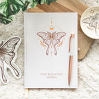 Eleanoras Luna Moth Daily Reflection Journal Notebooks & Journals
