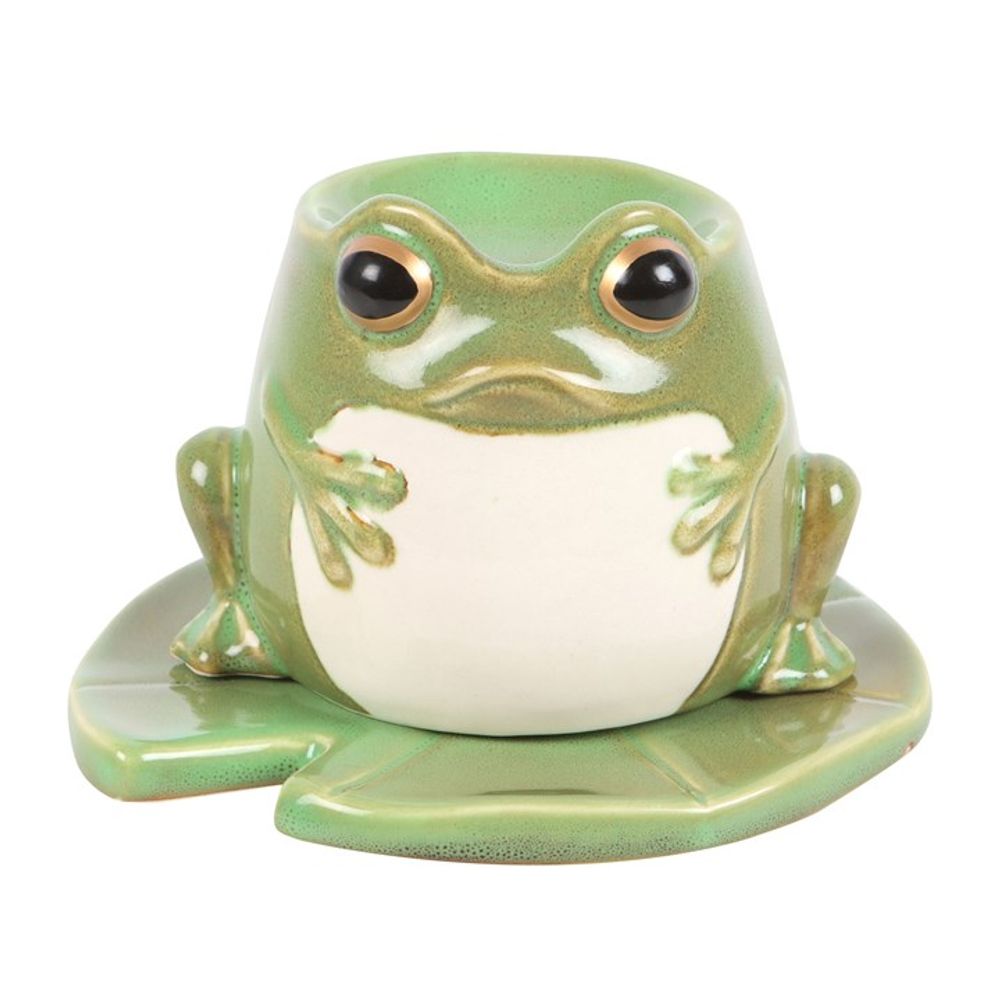 Eleanoras Frog Shaped Oil Burner On Lily Pad Oil Burners