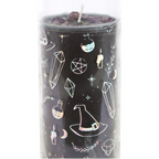 Eleanoras Crystal Witch Jasmine Tube Candle With Amethyst Chips Candles