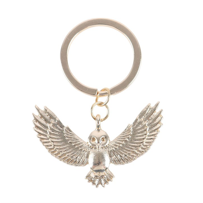 Eleanoras Night Owl Metal Keyring Keyrings